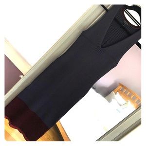 Rag & Bone Midnight Navy Merino Wool Dress